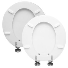 Copriwater Small Ideal Standard legno rivestito in resina poliestere