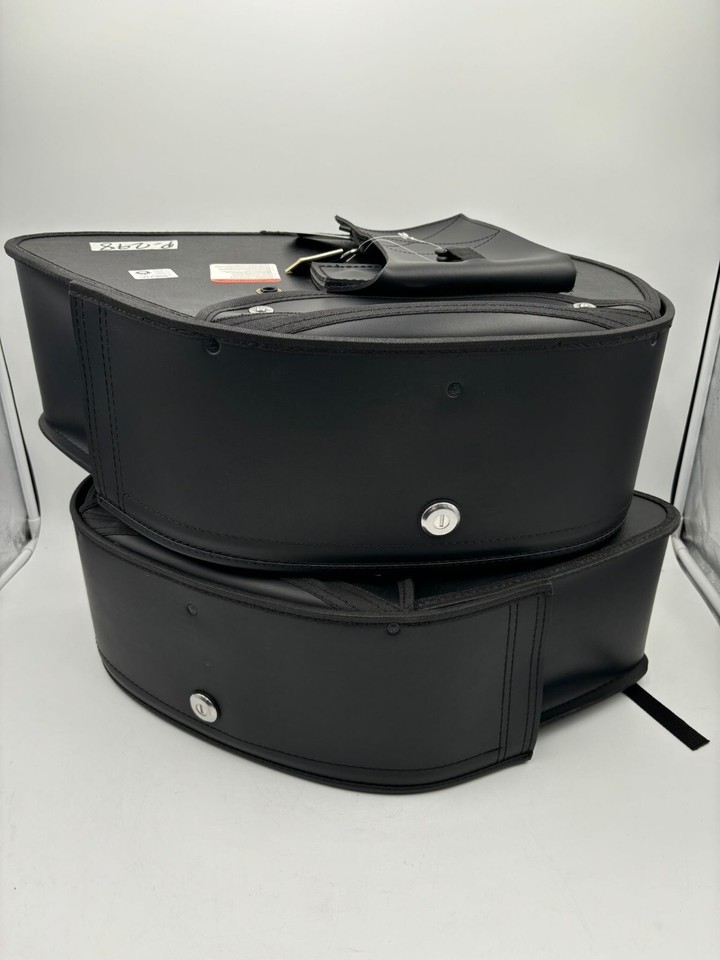 New Viking Bags Motorcycle Saddle Bags Viking Leather Locking With Keys