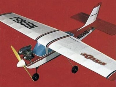 Cessna 177 Control Line 30'' Wingspan RC Model Airplane Printed Plans & Templates