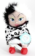 New Disney Parks Babies Cruella de Vil 101 Dalmatians 10" Plush Doll and Blanket