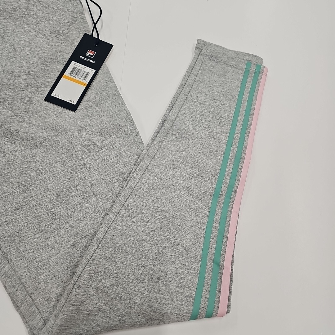 Leggings nuovi con etichette Fila Virginia grigi donna piccoli nuovi con etichette