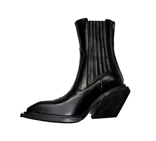 Custom Handmade Italian-Style Calfskin Leather Ankle Boots  display picture 1