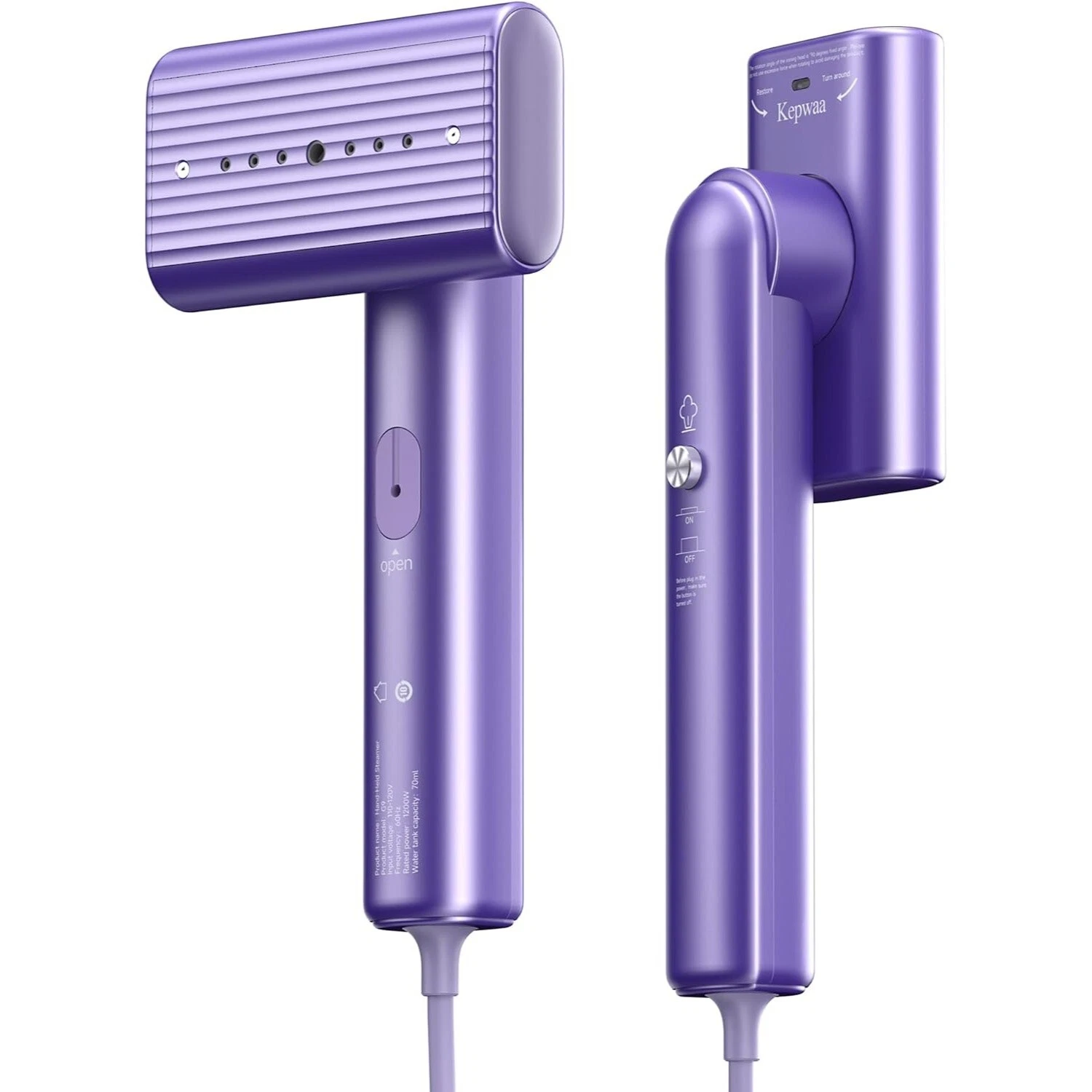 Travel Portable Steamer for clothes - Handheld Steamer for Fabric Clothing Wrink
Opens in a new wind