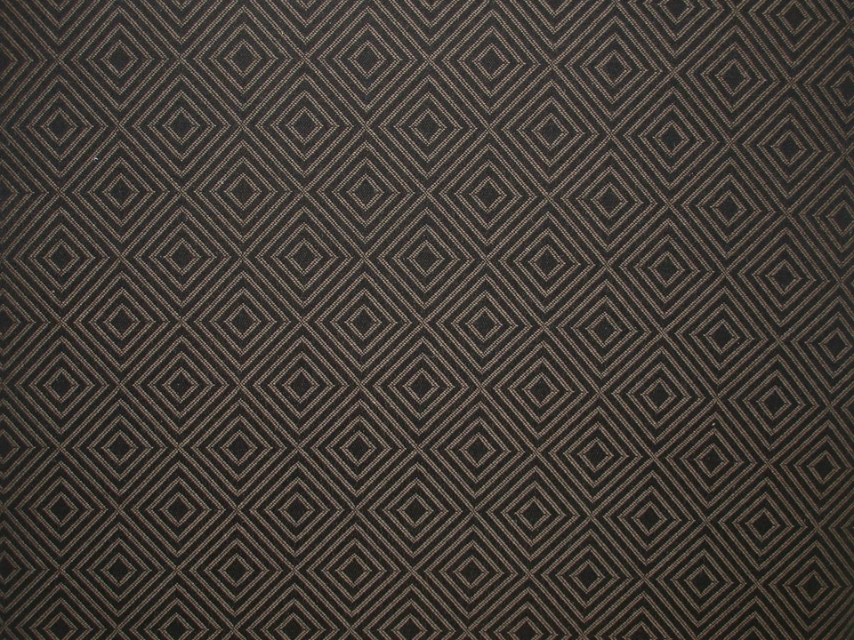 Cojín de asiento de patio exterior Outdura® ~ Azulejos geométricos negros ~ 18,5 x 17,5 x 2 NUEVO Foto 3 de 4