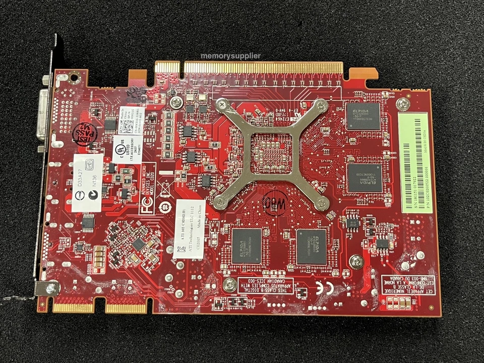 ATI Radeon FirePro V4800 1GB GDDR5 DP DVI 3D Full Height Video Graphics Card - Image 2 of 2