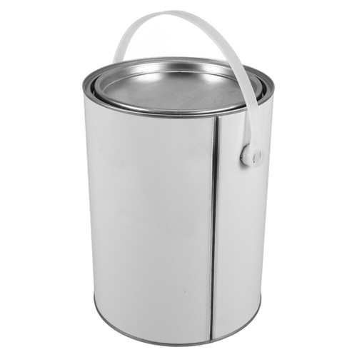 Metal Paint Can with Lid Pitch Container Multipurpose Storage Small Pail Pitch