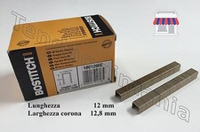Punti Metallici bostitch graffette aria compressa MM 12 corona 12,8 mm 10.000 pz