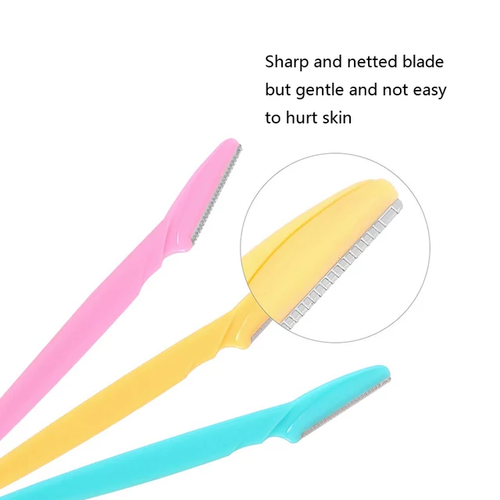 1/3/9/18pcs Facial Eyebrow Razor Trimmer Shaper Shaver Blade Knife Hair Remover - Picture 3 of 10