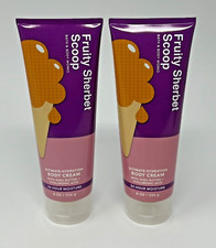 2 BATH  BODY WORKS FRUITY SHERBET SCOOP ULTIMATE HYDRATION CREAM LOTION 8 OZ