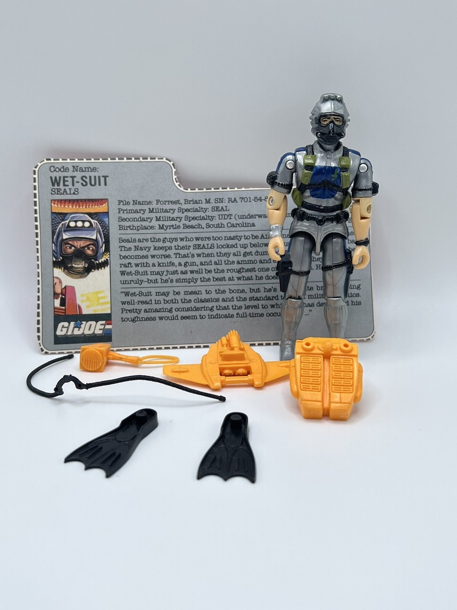 GI JOE装備品等 1986 GI JOE WET-SUIT v2 SPECIAL MISSION BRAZIL 100% COMPLETE WITH