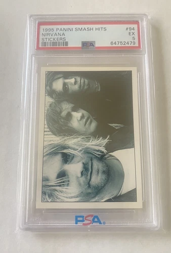 1995 Panini Smash Hits Nirvana #94 PSA 5