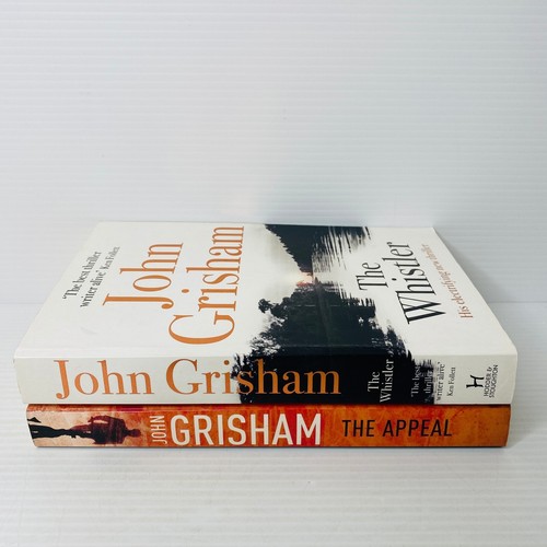 Lote de 2 Libros de John Grisham The Appeal + The Whistler Thriller Crimen Grande PB - Imagen 7 de 8