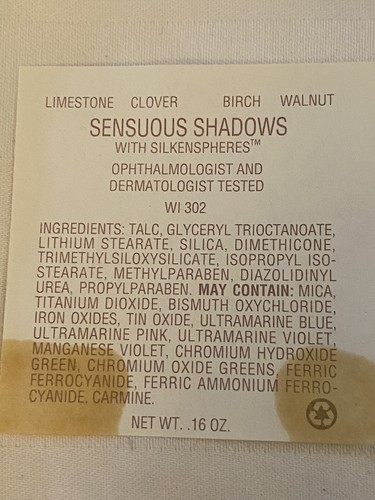 BEAUTICONTROL SENSUOUS SHADOWS Cool Eye-shadow Limestone, Clover, Birch, Walnut - Picture 2 of 4