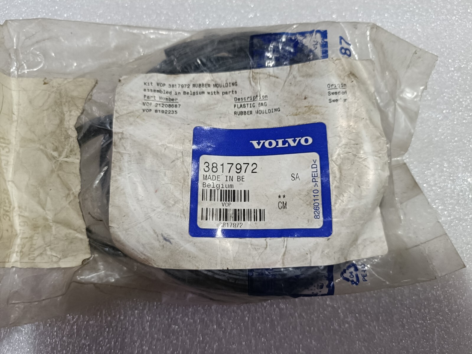 3817972 Volvo Penta Rubber Moulding 3817972 Genuine OEM Part for 