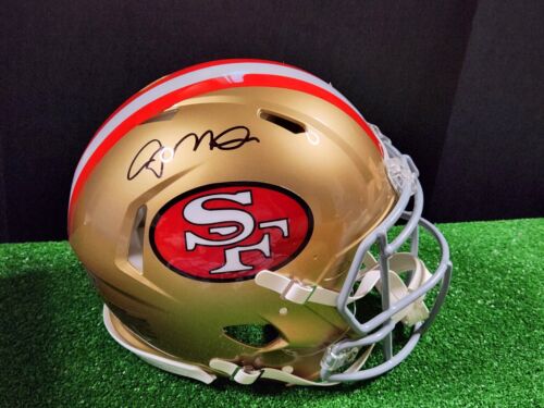 Joe Montana podpisany z autografem SF 49ers Autentyczny kask prędkości Fanatycy COA - Zdjęcie 1 z 2