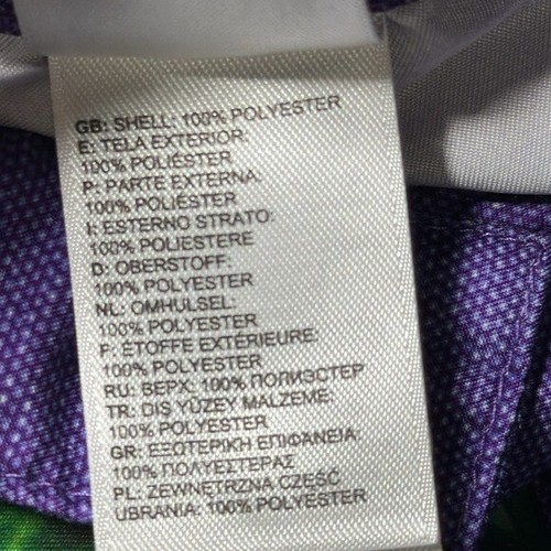 The NorthFace Girls' Argali Hybrid Purple Short size XL 18 Water Repel UPF 50+ - Picture 13 of 13
