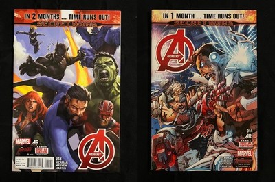 Avengers #20-21 (2013)- Infinity Tie-In, Hickman, Leinil Yu Art