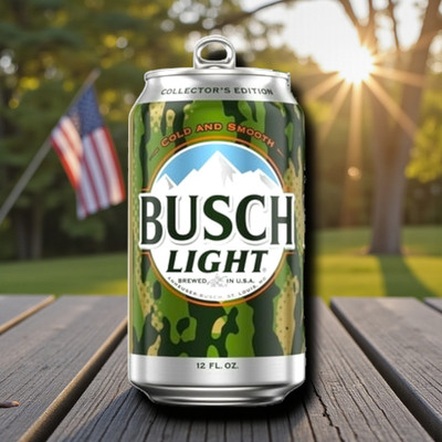 Busch Light 12 x 0,35l   Leichtes amerikanisches Lagerbier 4.1 % Vol.-