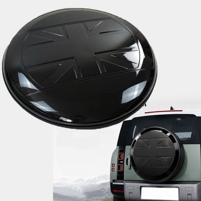 Flag Black Spare Wheel Tire Tyre Cover Fits For Defender 90 110 130 2020-2026