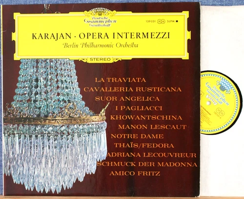 Karajan. Opera Intermezzi. DGG 139 031 tulip. NM