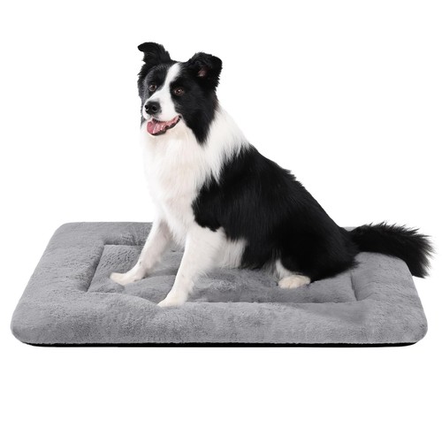 Dog Crate Bed Pad Mat for Large Sized Dog, Washable Ultra Soft Kennel Cage Pa...