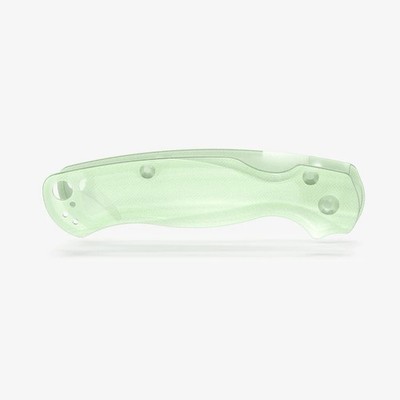 Spyderco PM2 Flytanium Handle Scales Lotus Natural Jade G10 FLY-0816