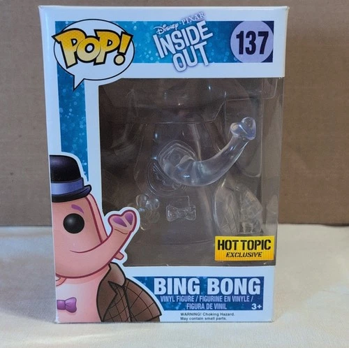 Funko Pop! Vinyl Figure Inside Out Bing Bong #137 (Invisible)Hot Topic Exclusive