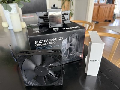 Noctua NH-U12S chromax.black 120mm CPU Cooler + Noctua NA-HC2 heatsink cover