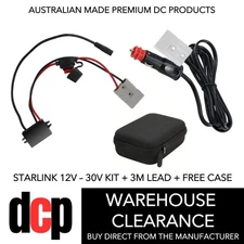 Starlink Mini 12V to 30V Voltage Booster Kit 50A Anderson 3M Charger Cable