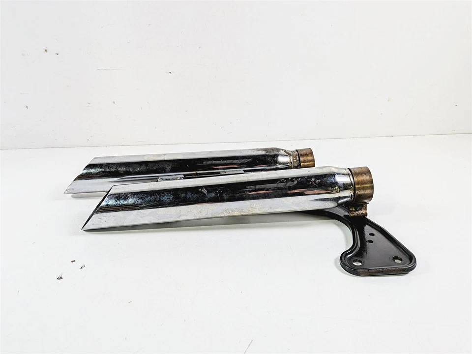 2012 Harley Softail FLSTF Fat Boy Python Slash Cut Slip On Muffler - Image 2 of 4