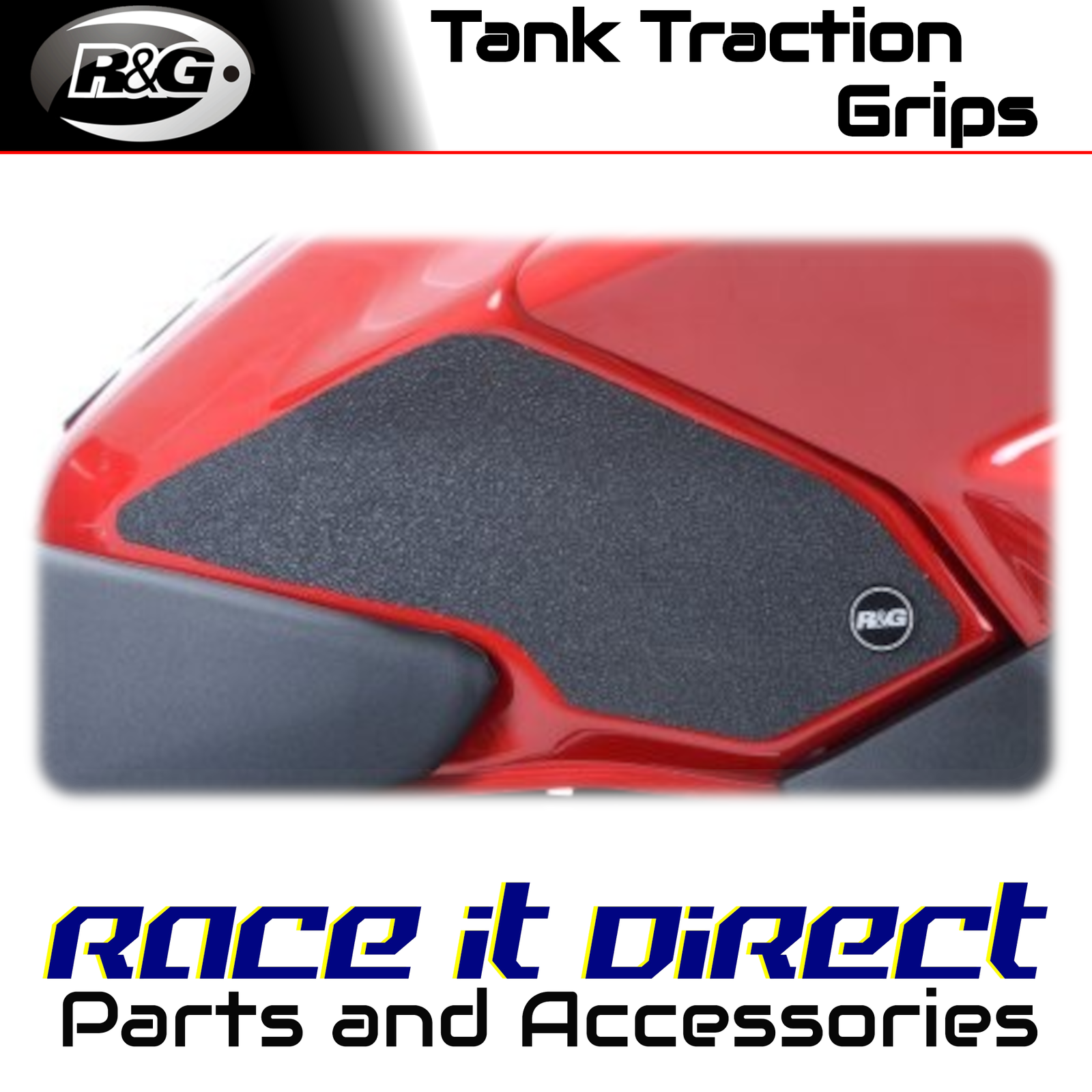 Tank Traction Grips for Honda Crossrunner 2015-2017 Clear R&G
