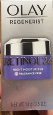 Olay Regenerist Retinol 24 Night Moisturizer Fragrance Free 0.5oz / 14g New