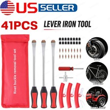 Professional Motorcycle Tire Changing Tool Steel Tire Spoon Lever Iron Tool Kit
