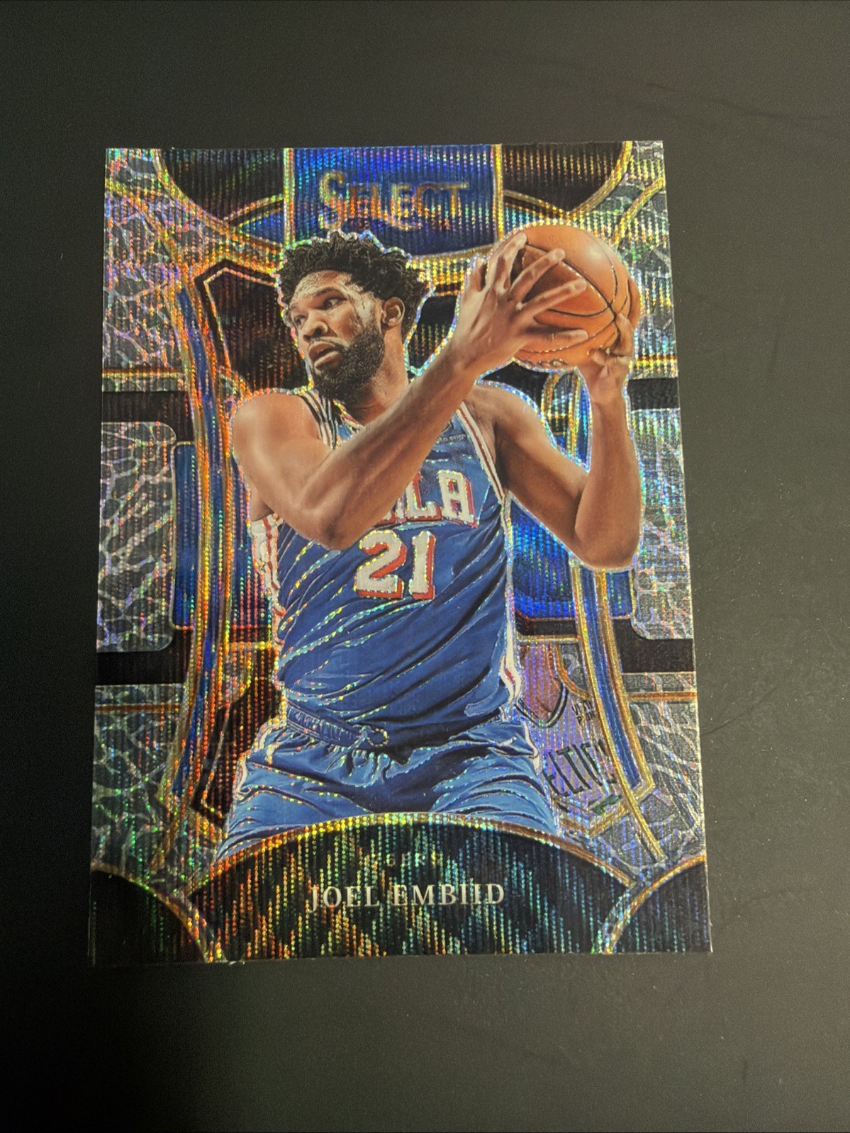 JOEL EMBIID 2023-24 Panini Select Elephant Mezzanine Prizm SSP #397 76ers