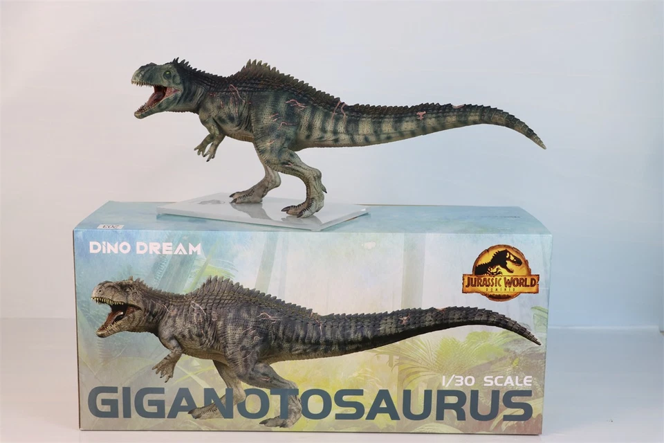 DINO DREAM 1/30 Giganotosaurus Figure Dinosaur Collections Animal Model Toy Gift - Image 2 of 4