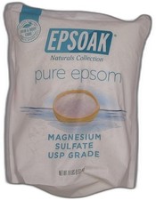 Epsoak Epsom Salt 19 Lb. Magnesium Sulfate Usp. Resealable Epsom Salt Bag
