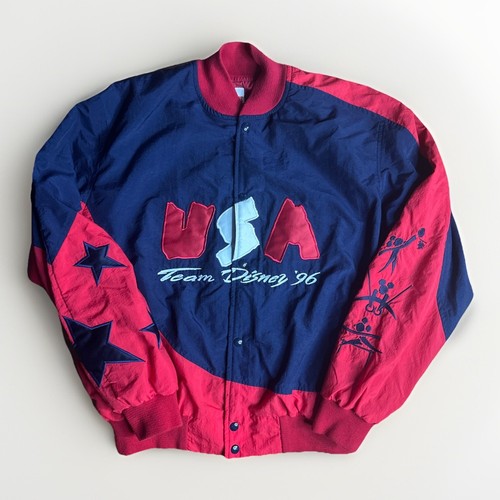 Vintage Team Disney 1996 Embroidered USA Olympics Windbreaker Jacket Adult Large