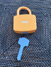 Lakeshore Number 2 Two Lock with Key Orange Gray Key, Math Numbers Theme