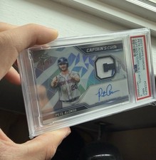 2021 Topps Chrome - Captain's Cloth Relic Autographs Pete Alonso Patch Auto/99 