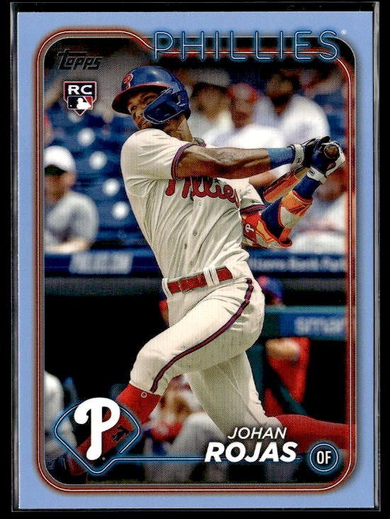 L39,005 - 2024 Topps Father's Day Blue #209 Johan Rojas /50