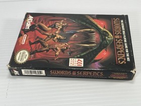 Swords and Serpents (Nintendo Entertainment System, NES) with BOX Tested