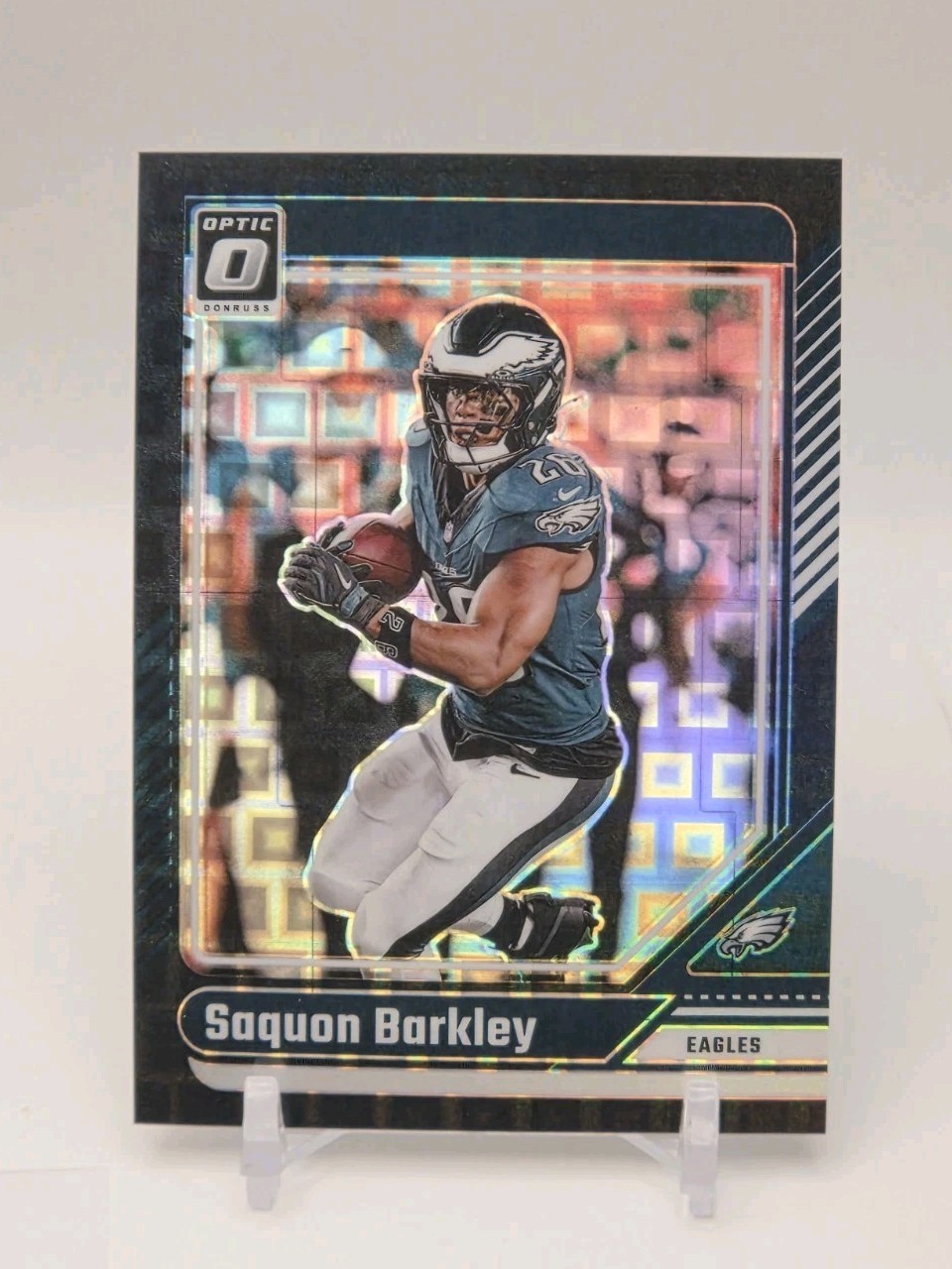 2024 Panini Donruss Optic - Saquon Barkley #159 Black Pandora Prizm /25