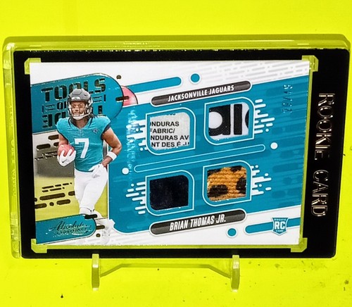 Brian Thomas Jr /49 MINT 2024 Absolute Sick Laundry Tag + Logo 4 Patch RC - Picture 2 of 5