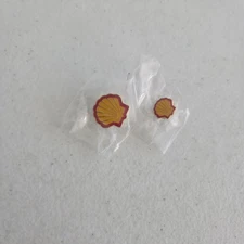 Vintage SHELL OIL COMPANY Lapel Hat Pin Lot 2 NEW NOS *
