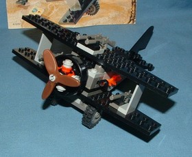 ADVENTURERS: BI-WING BARON PLANE SET 5928 - LEGO - 1998 - USED