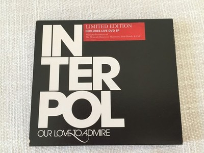 Interpol - Our Love To Admire - CD + Live DVD EP 2007 - Wie Neu