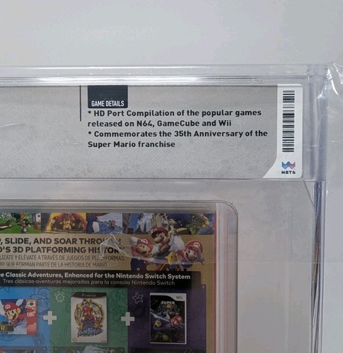 Nintendo Switch Precintado Super Mario 3D All Stars Wata 9.6 A+ Calificado Nuevo - Imagen 5 de 9
