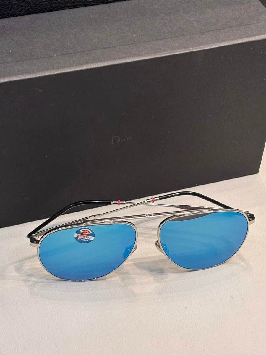 Dior Blue Aviator Sunglasses for Men for sale | eBay
