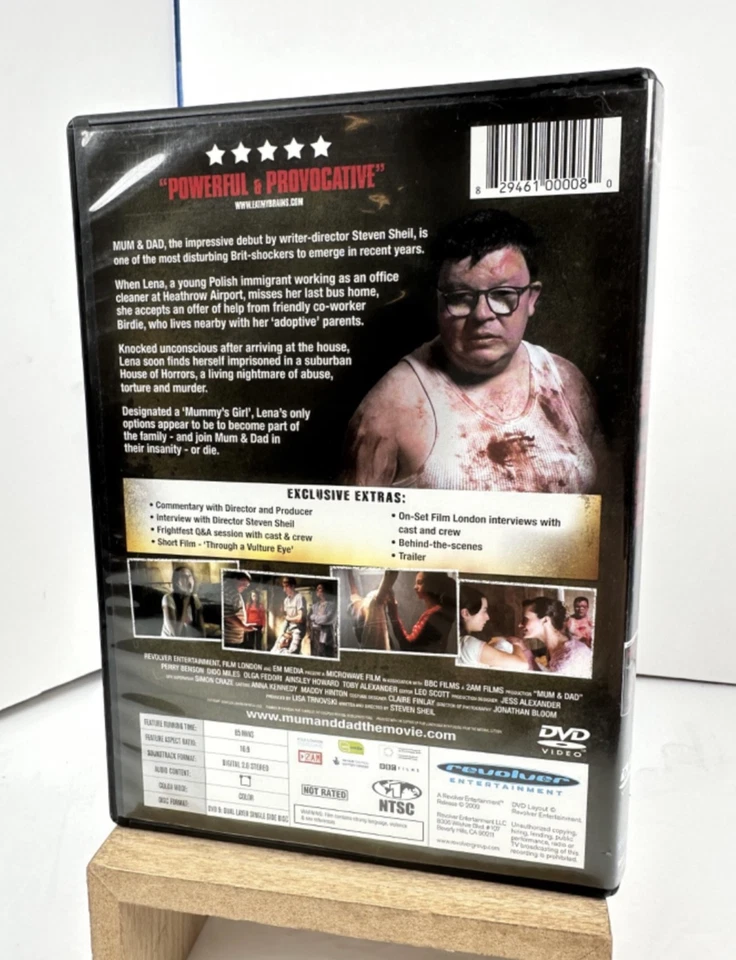 Mum & Dad (DVD, 2009, BBC / Revolver) Horror Slasher, Rare & OOP! Foto 2 de 4