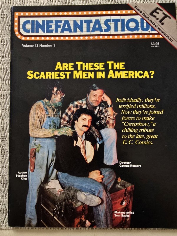 Cinefantastique,  Sept/Oct 1982, Creepshow, Stephen King,  George Romero